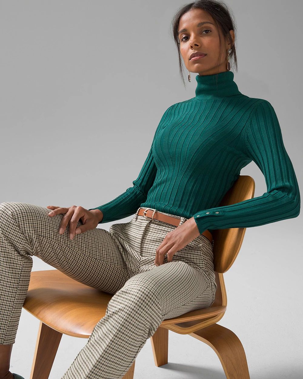 Long Sleeve Ribbed Turtleneck