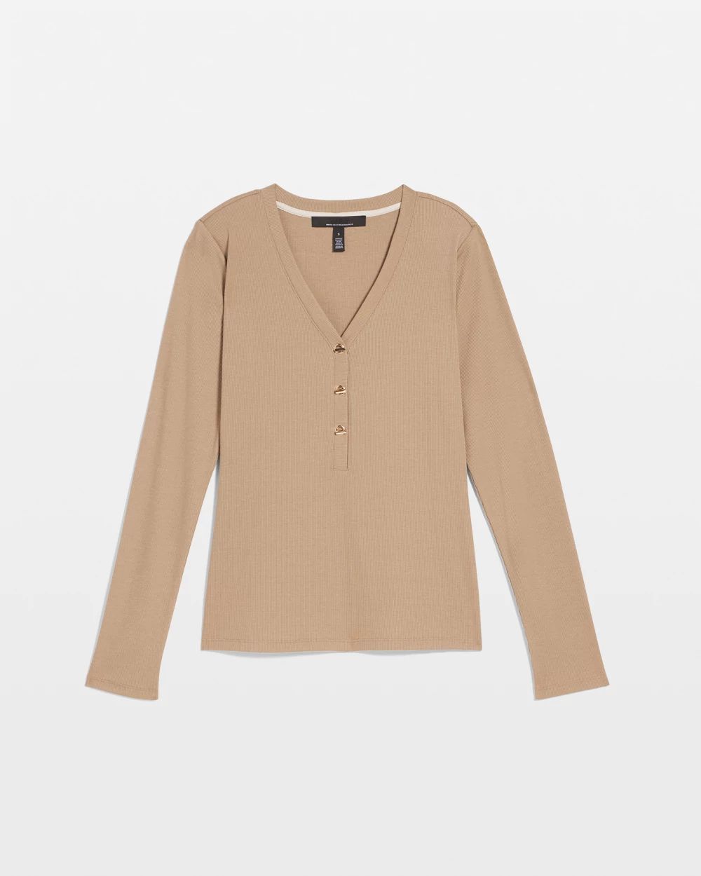 Turnlock Long Sleeve Henley Tee click to view larger image.