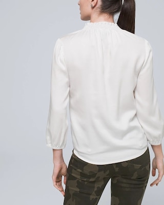 Pretty Essential Blouse With Tie Waist