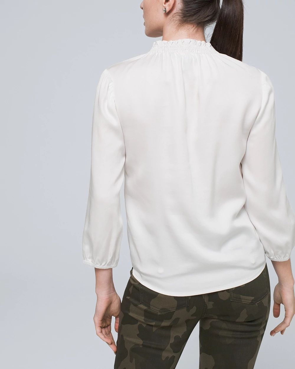 Pretty Essential Blouse With Tie Waist