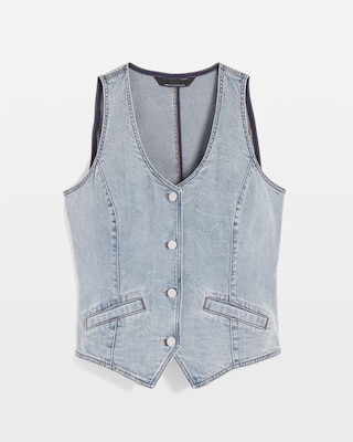 Denim Vest click to view larger image.