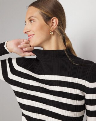 Ribbed Mockneck Sweater click to view larger image.