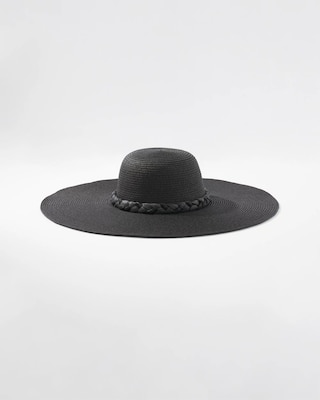 Braided Raffia Floppy Hat click to view larger image.