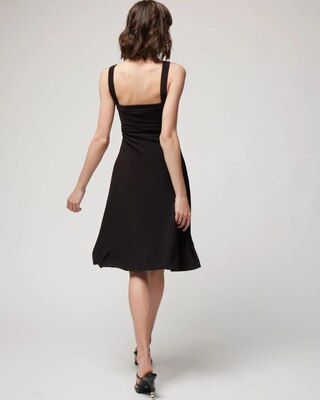 Matte Jersey Sweetheart Twist Front Dress
