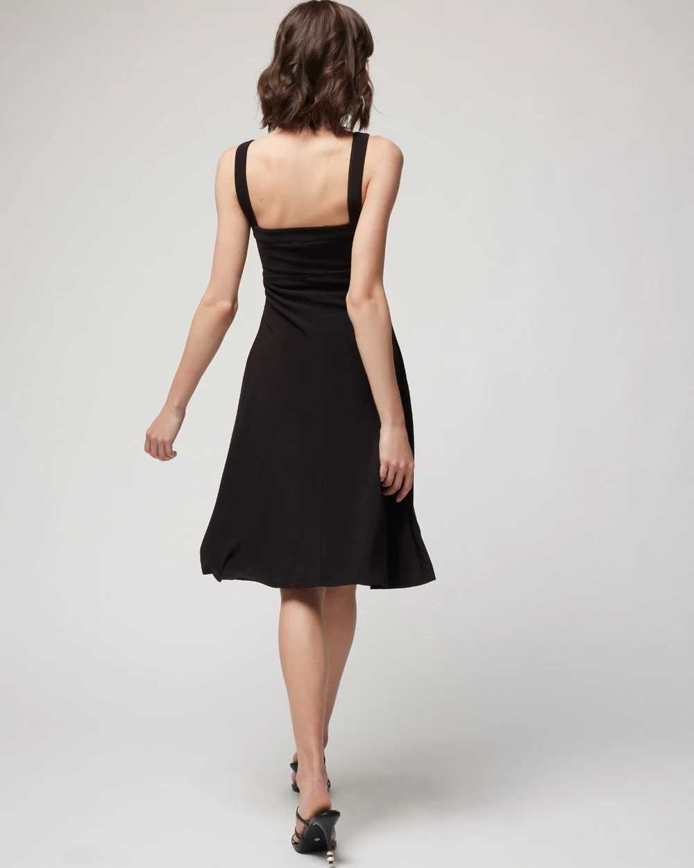 Matte Jersey Sweetheart Twist Front Dress click to view larger image.