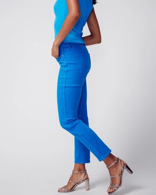 High-Rise Straight Jeans