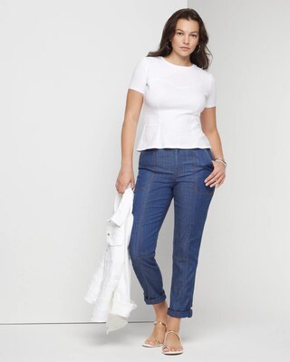 Mid-Rise Pret-a-Pedi Crop Pant