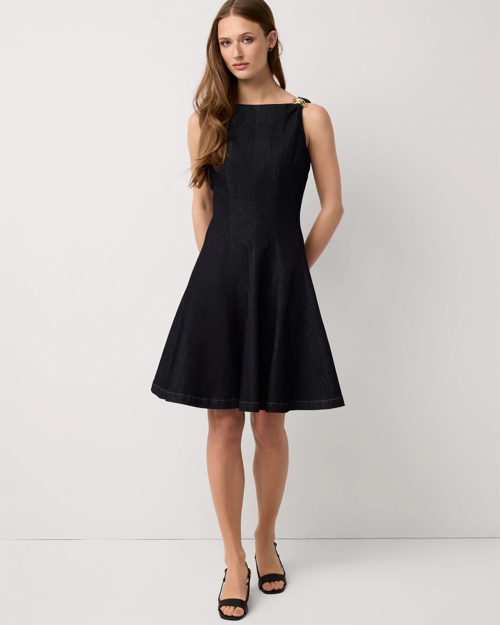 blue women dress shoes Nina Kids Bonnett (Toddler/Little Kid) Girls Navy Patent : 13.5 Little Kid M Knee Length Modest Dresses Size:US size 16 sizechart-strapless-maxi-dress-bust Leather Lining