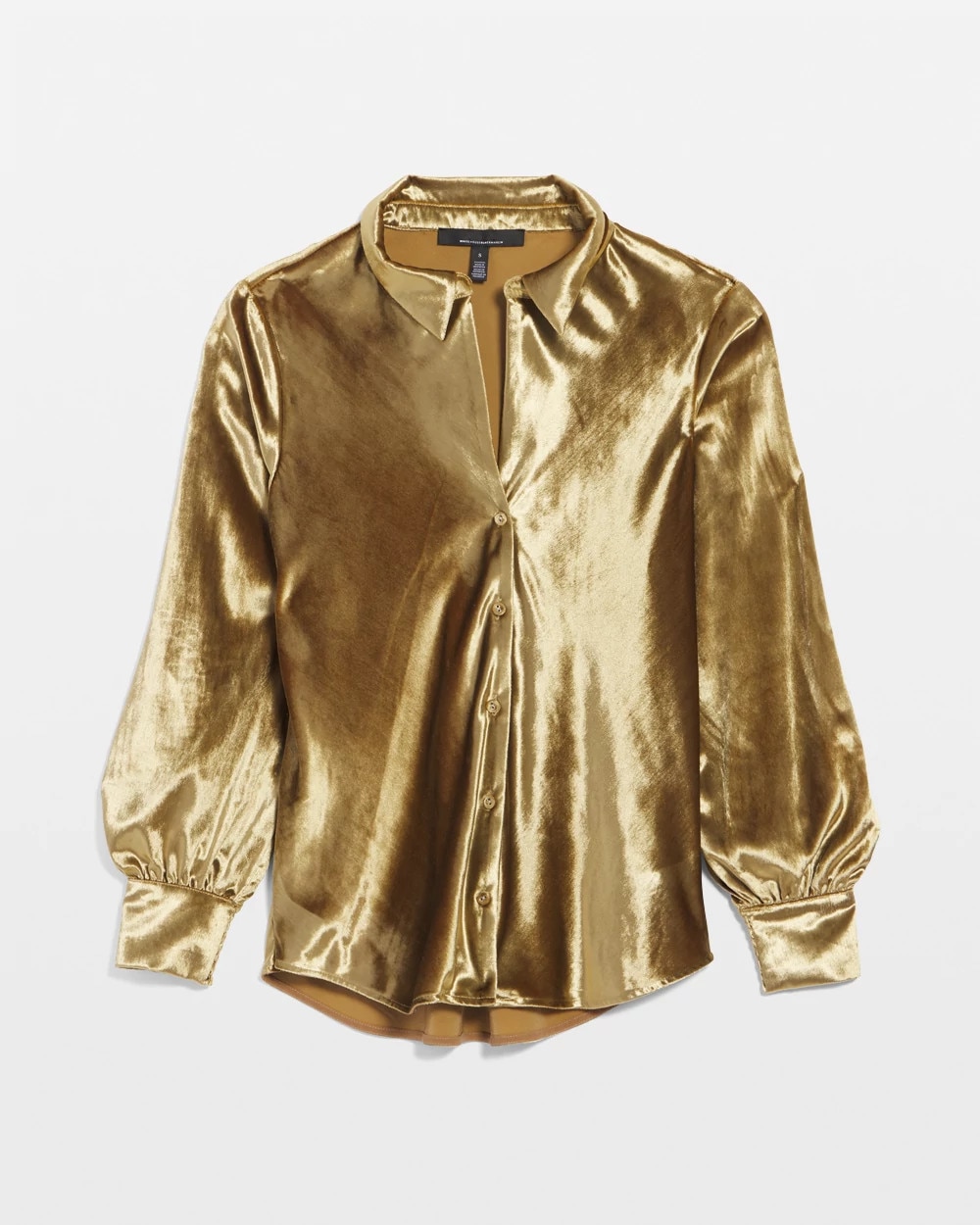 Long Sleeve Velvet Shirt