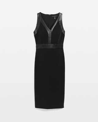 V-neck Sheath Dress click to view larger image.
