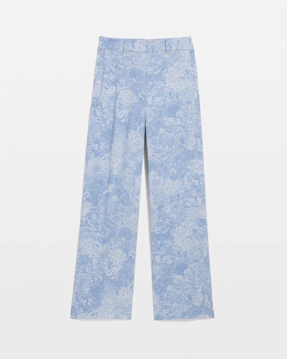 Floral High-Rise Wide Leg Pant click to view larger image.