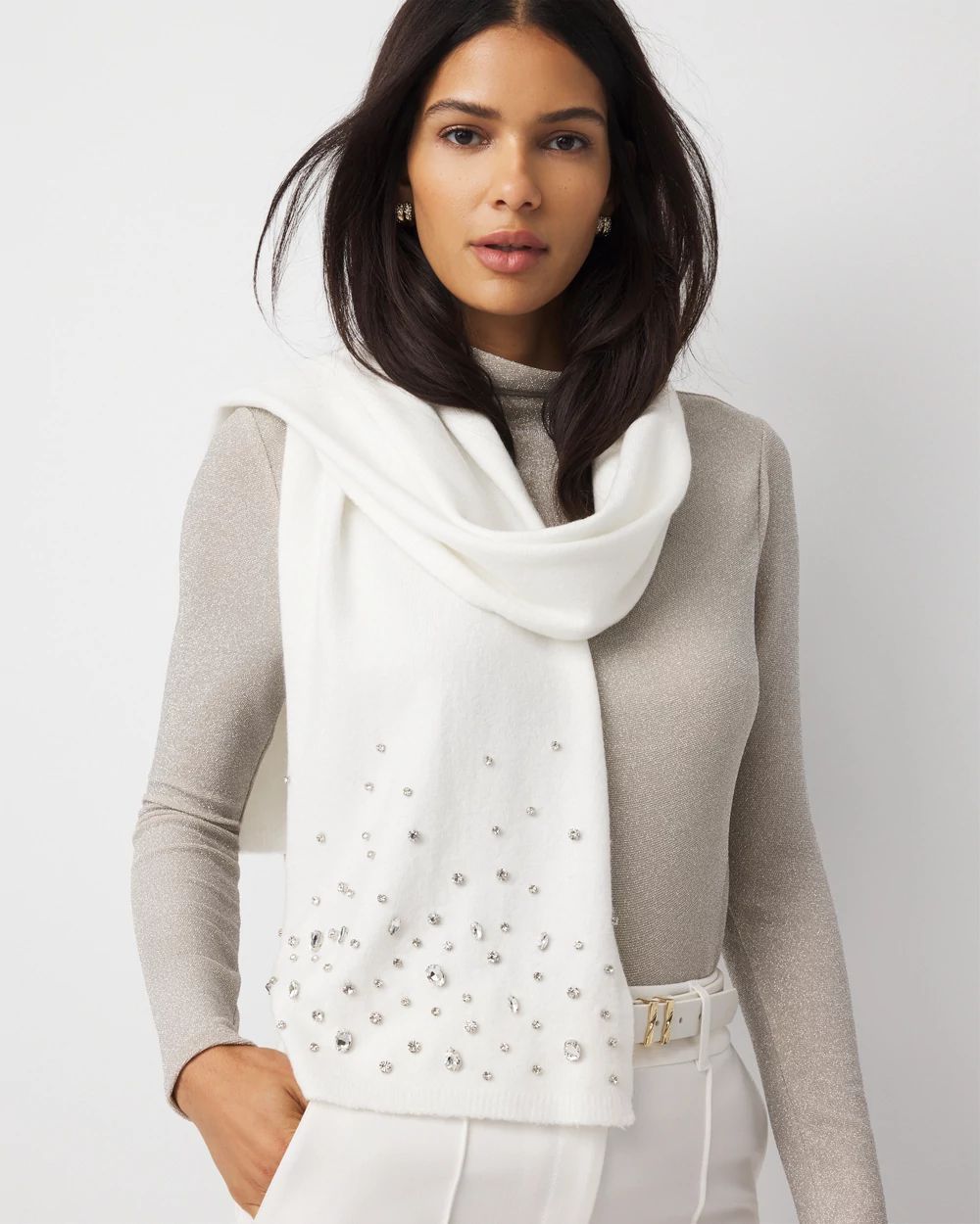 Rhinestone Scarf click to view larger image.