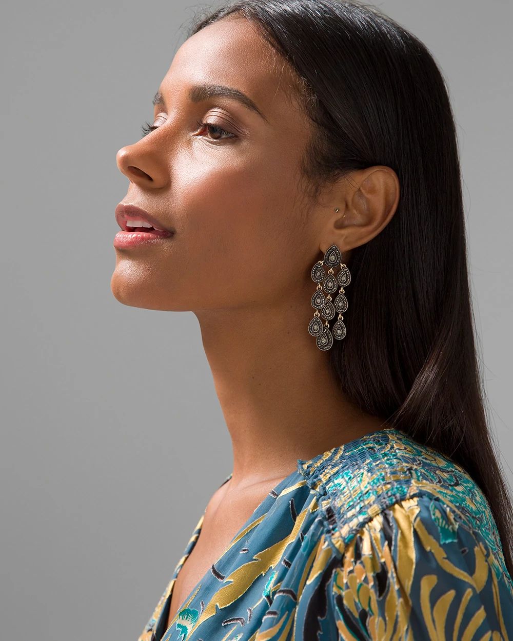 Teardrop Chandelier Earrings