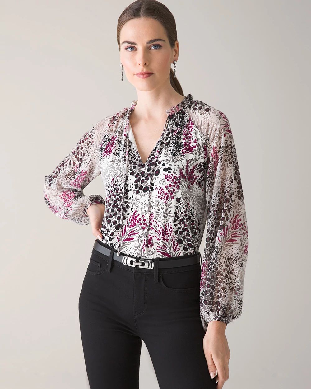 Matte Jersey Constellation Print Top
