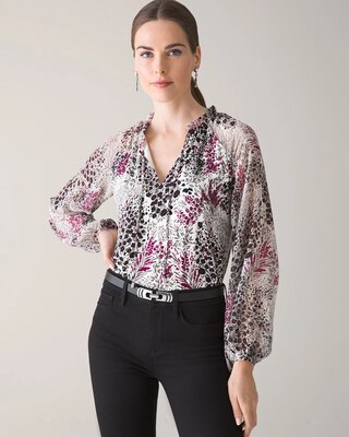 Matte Jersey Constellation Print Top