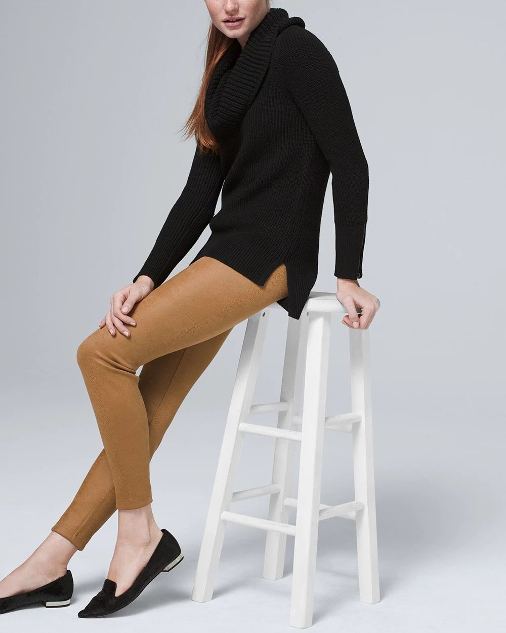 Snake Foil Print WHBM Runway Leggings