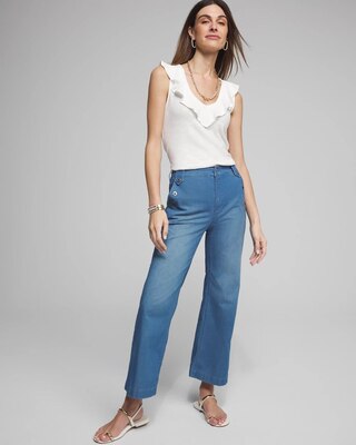 Outlet WHBM Ruffle Tank