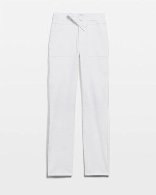 Extra High-Rise Utility Slim Ankle Jeans