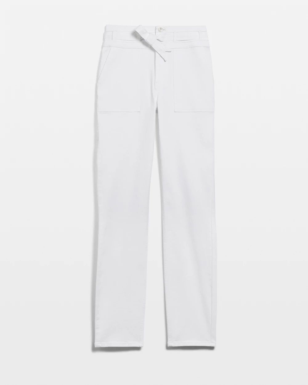 Extra High-Rise Utility Slim Ankle Jeans