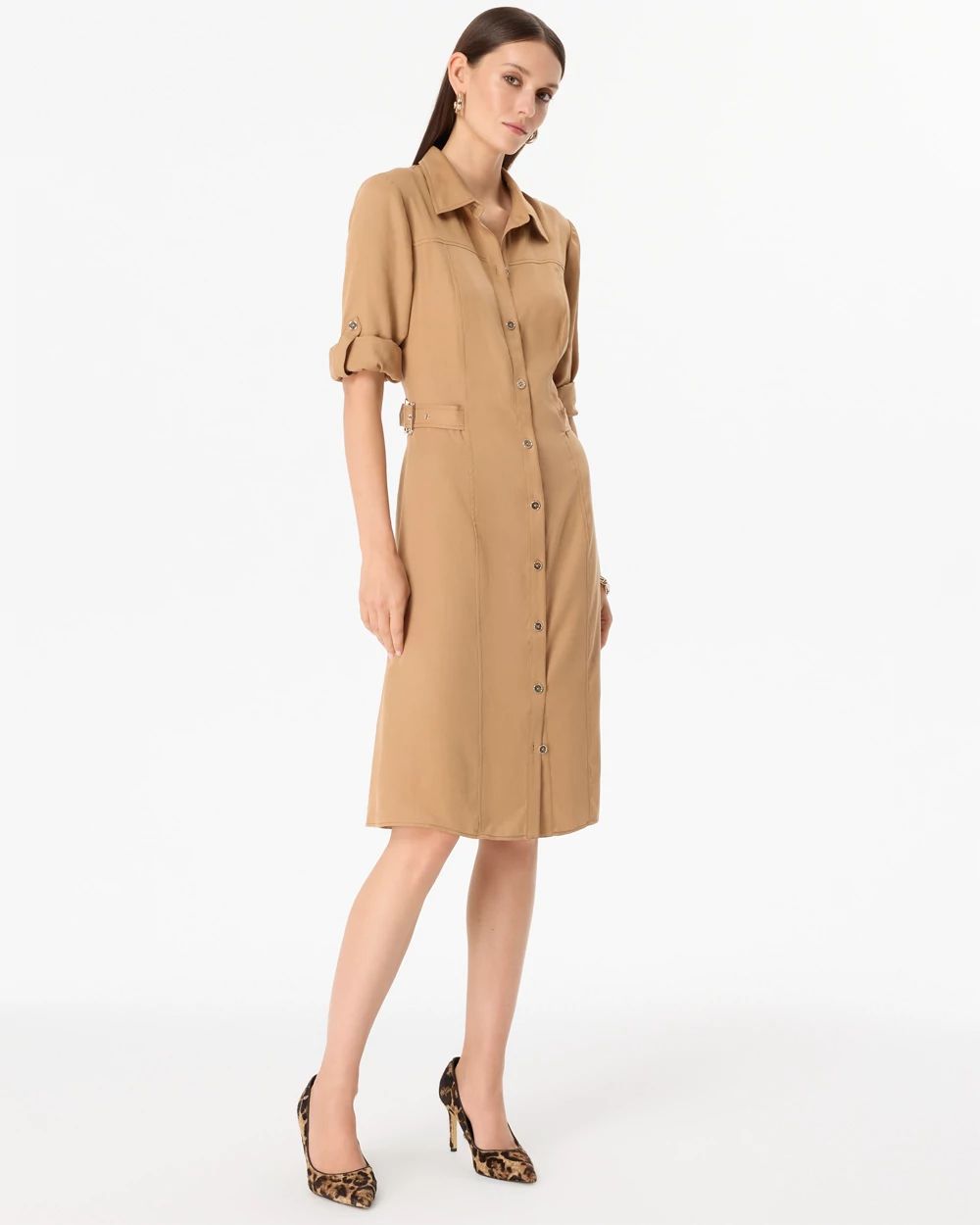 Utility Shirt Dress click to view larger image.