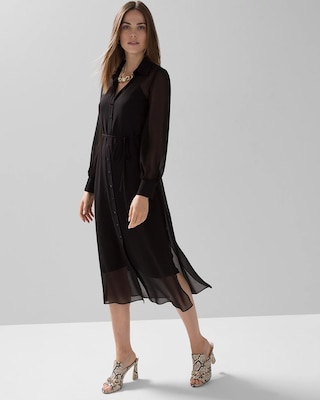 Black Shirt Dress