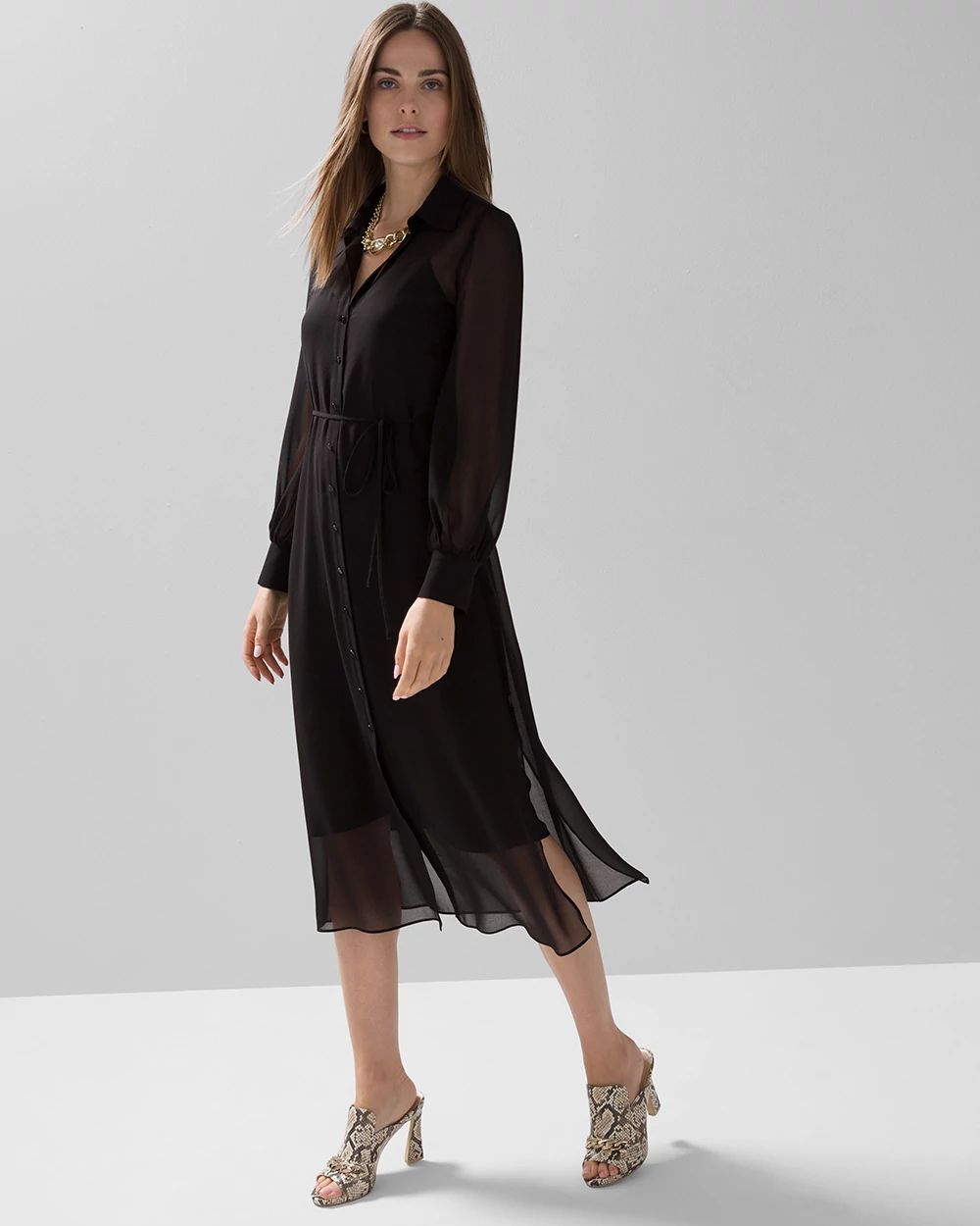 Black Shirt Dress