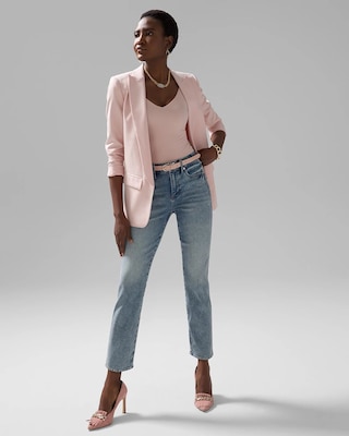 High-Rise Sculpt Straight Jeans