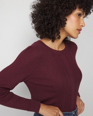 Cashmere Blend Crewneck Sweater click to view larger image.