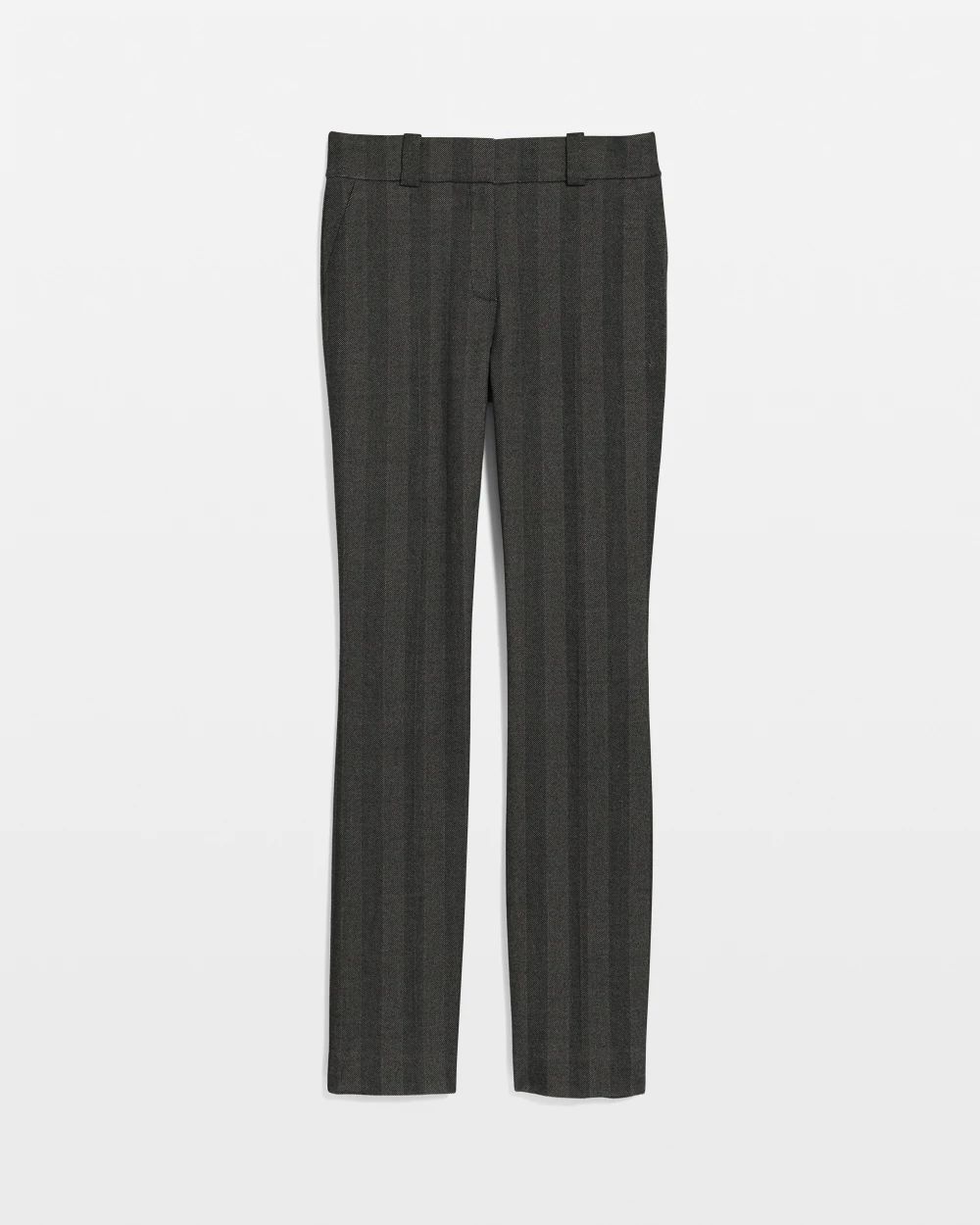 Petite Herringbone High-Rise Blake Bootcut Pant click to view larger image.