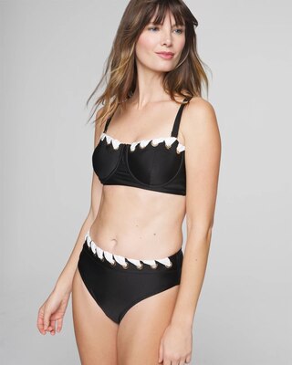Grommet Lace Bikini Top