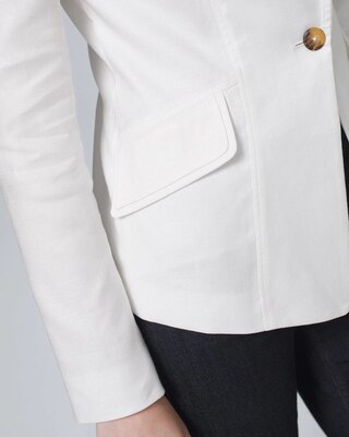 Petite Linen Blazer