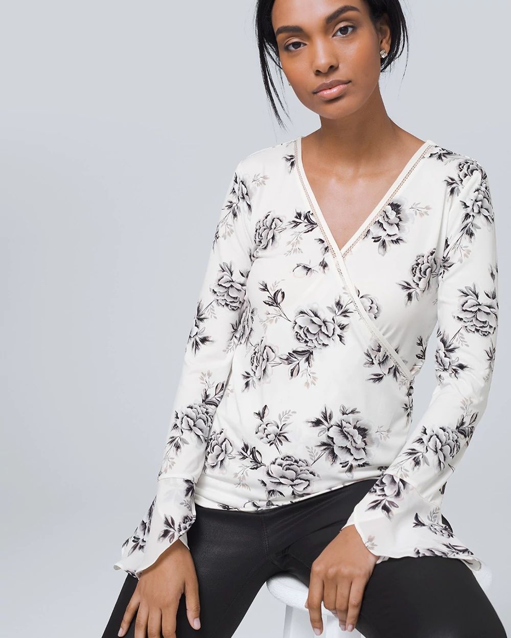 Floral Flutter Top
