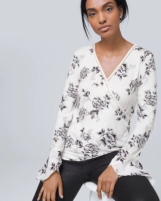 Floral Flutter Top
