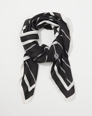 Rope Print Square Scarf click to view larger image.
