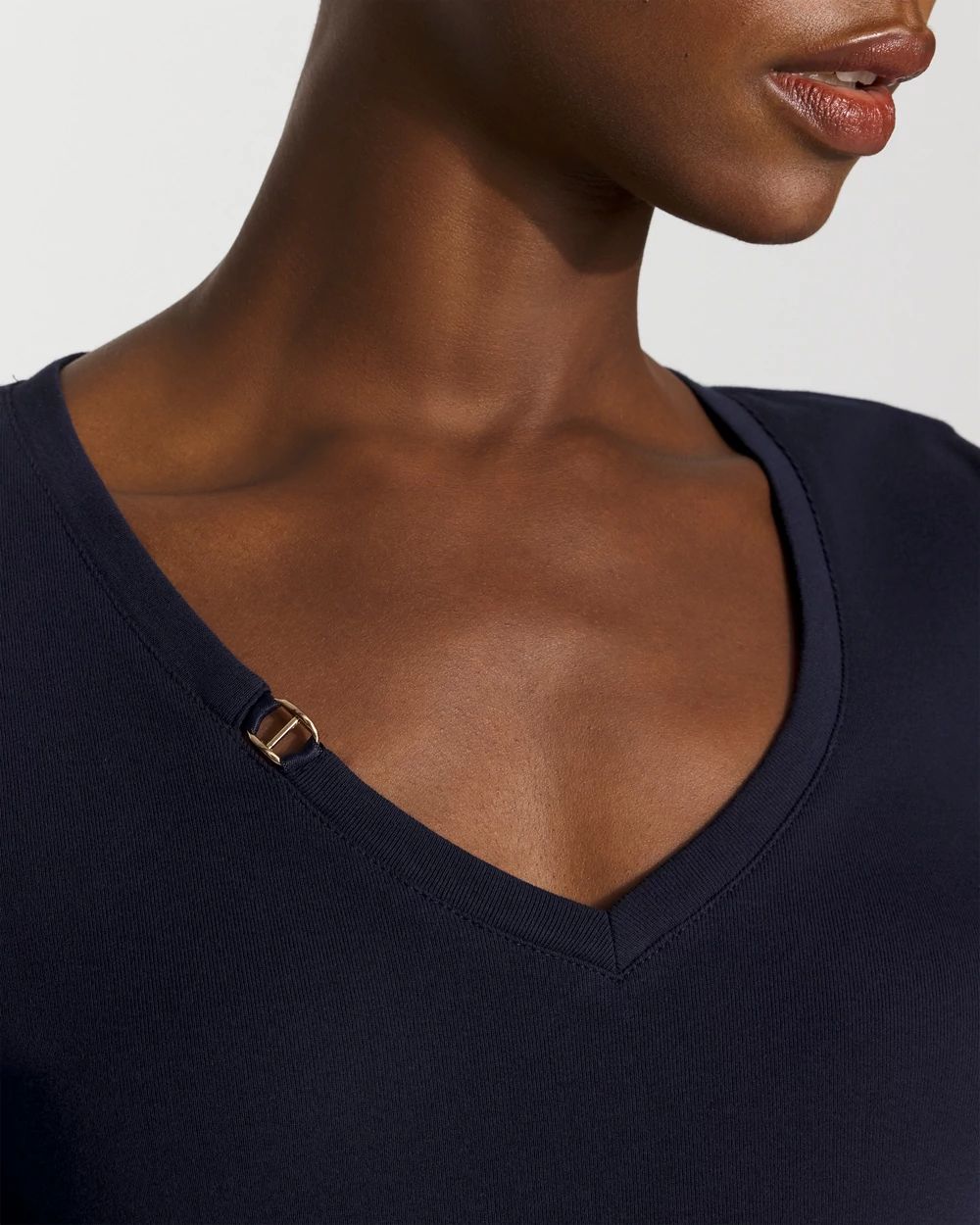 Elbow Sleeve Charm Tee