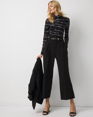 Ruched Mesh Long Sleeve Top click to view larger image.