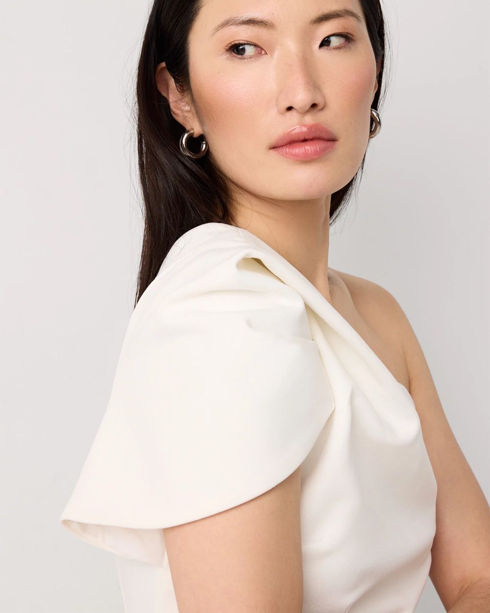 Sculpted One-Shoulder Top click to view larger image.