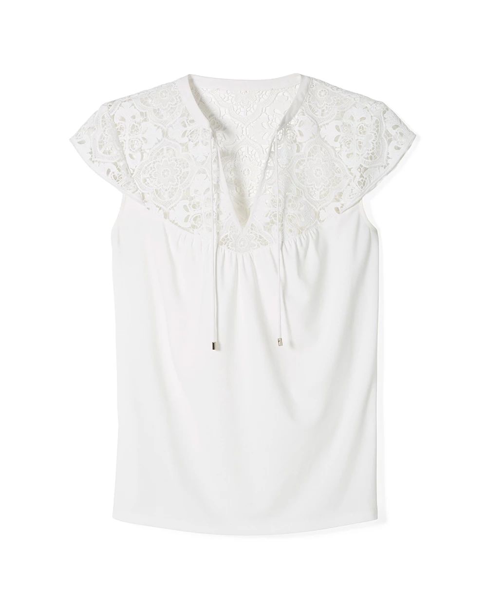 Matte Jersey Openwork Tank