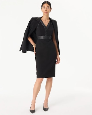 V-neck Sheath Dress