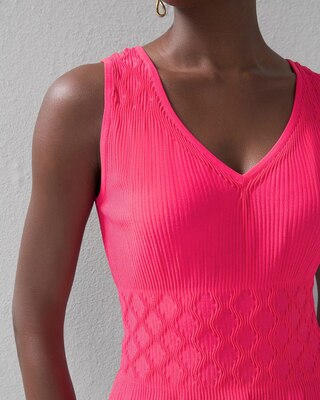 Mix Stitch Peplum Top