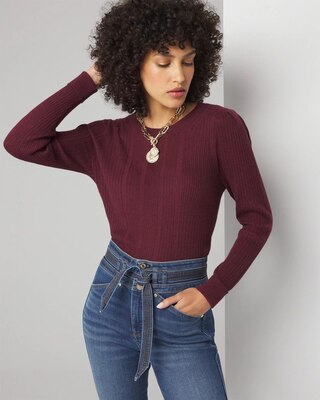 Cashmere Blend Crewneck Sweater