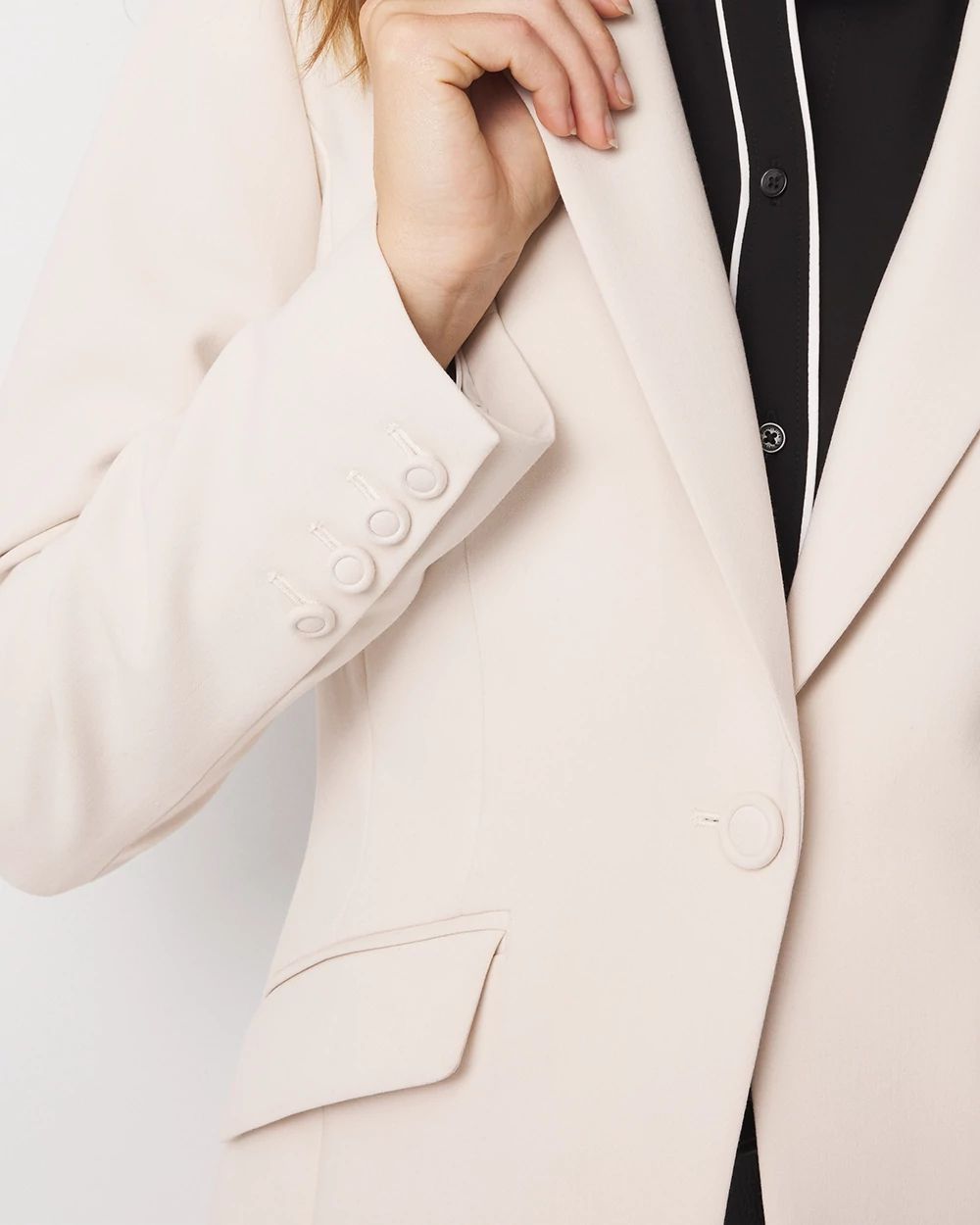 WHBM® One-Button Blazer click to view larger image.