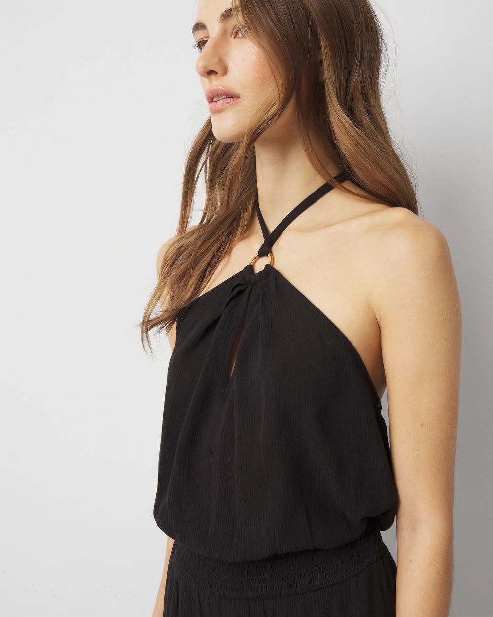 Halter Jumpsuit Cover-Up