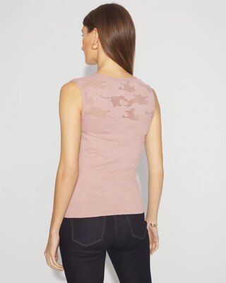 WHBM FORME™ Seamless Jacquard Tank Top click to view larger image.