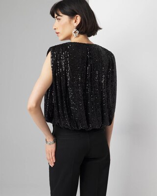 High Neck Embellished Top click to view larger image.