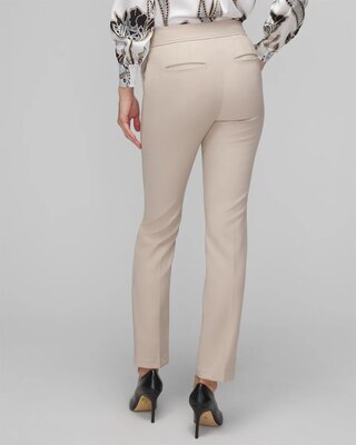 WHBM® Jolie Button Straight Pant click to view larger image.