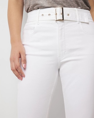 Extra High-Rise Belted Skinny Flare Jean click to view larger image.