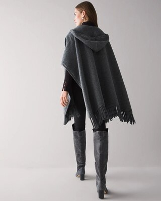 Hooded Ruana Wrap