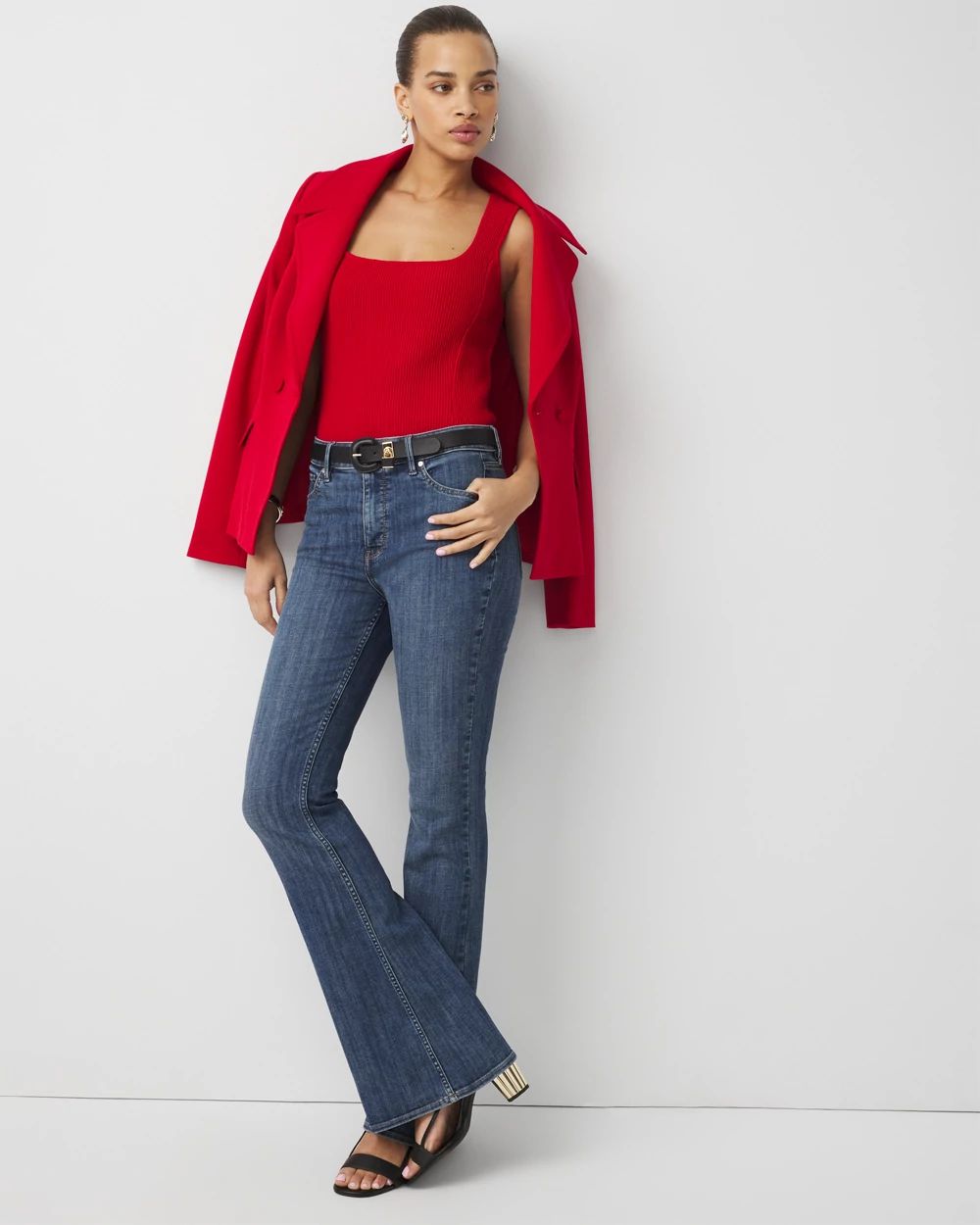 WHBM FORME™ Ribbed Ottoman Tank