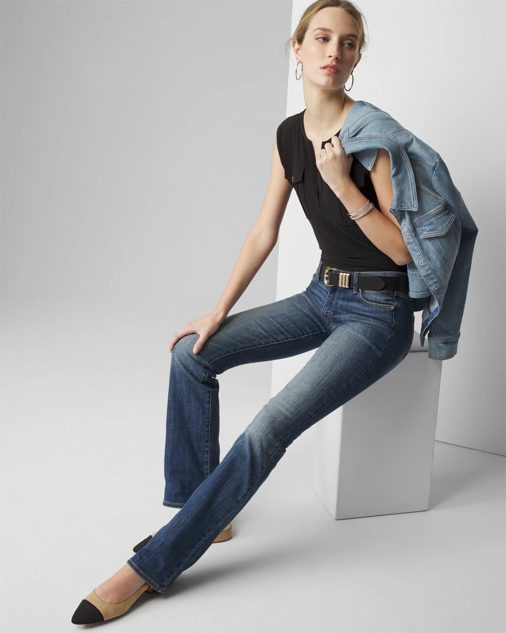 Sleeveless Notch Neck Top